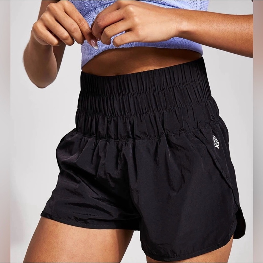 Free People Movement The Way Home Shorts Black Size Small